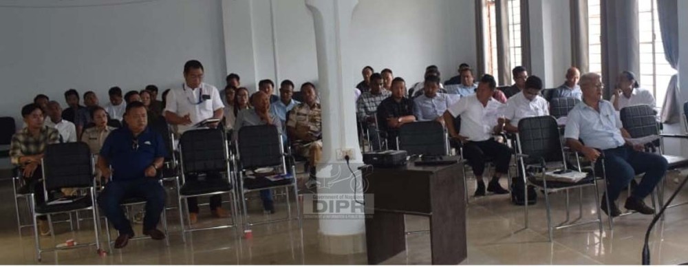 Head of Departments during the coordination meeting, in preparation for the upcoming 79th Independence Day held at DPDB Hall, Longleng on August 5. (DIPR Photo)